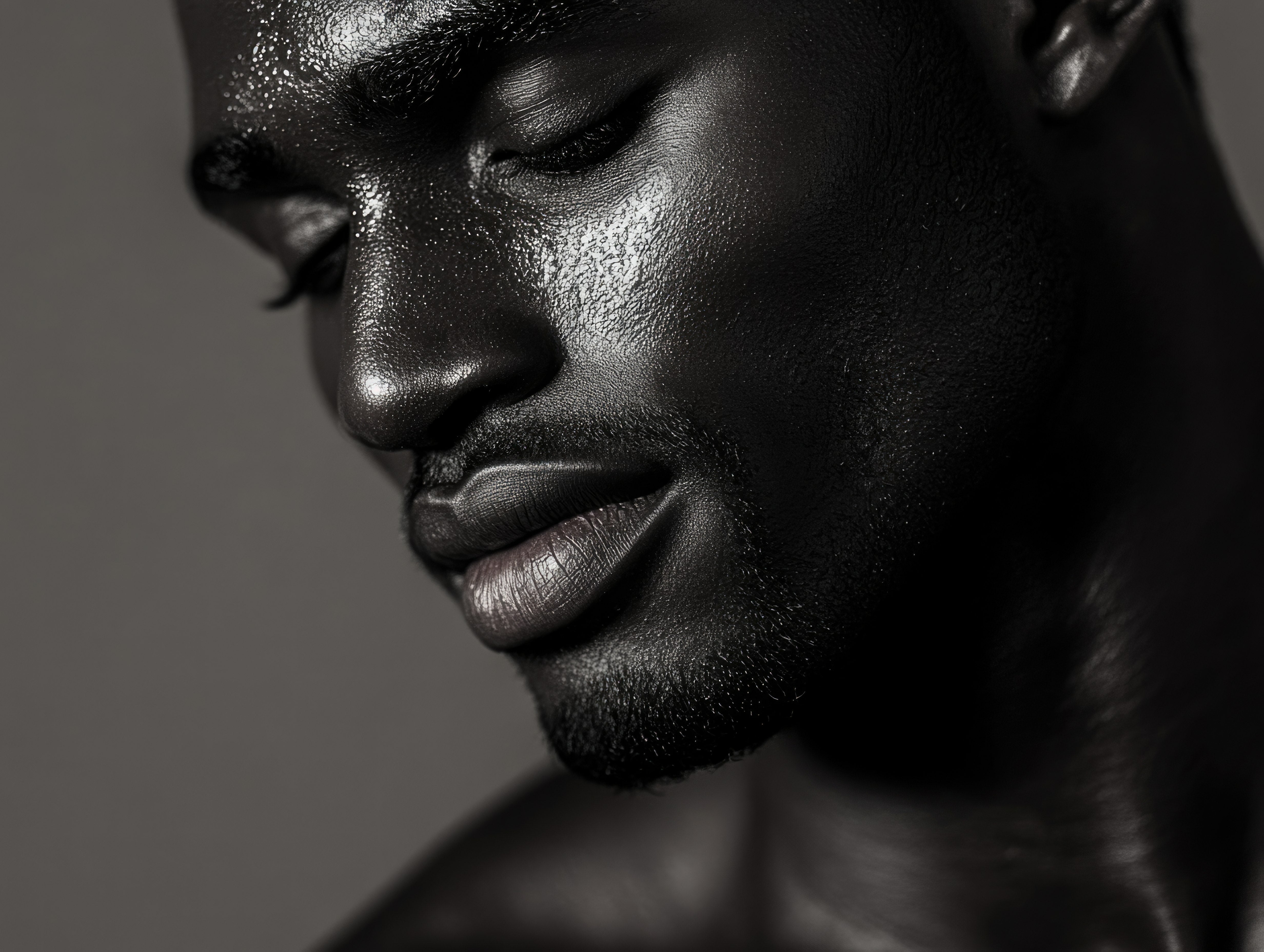 iLLUMAPRO Black Men's Beard, Hair, & Facial Kit